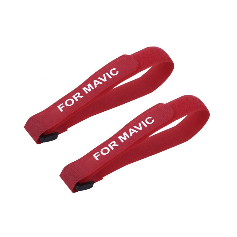 Sunnylife 2pcs Universal Propeller Strap for DJI Mavic / Mini / Air Series (Red)