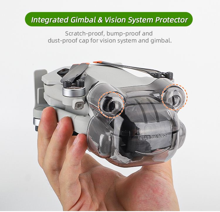 Sunnylife Integrated Gimbal Cover for Mini 4 Pro (Transparent)