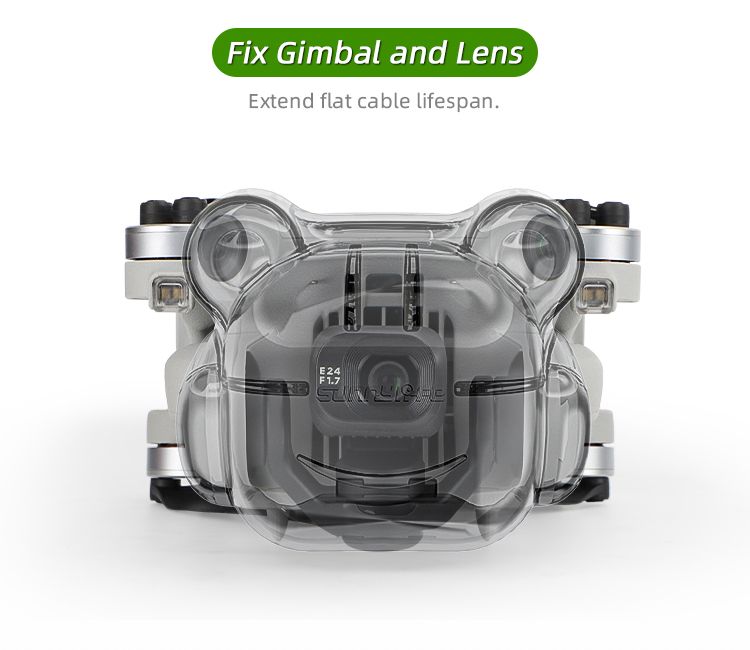 Sunnylife Integrated Gimbal Cover for Mini 4 Pro (Transparent)