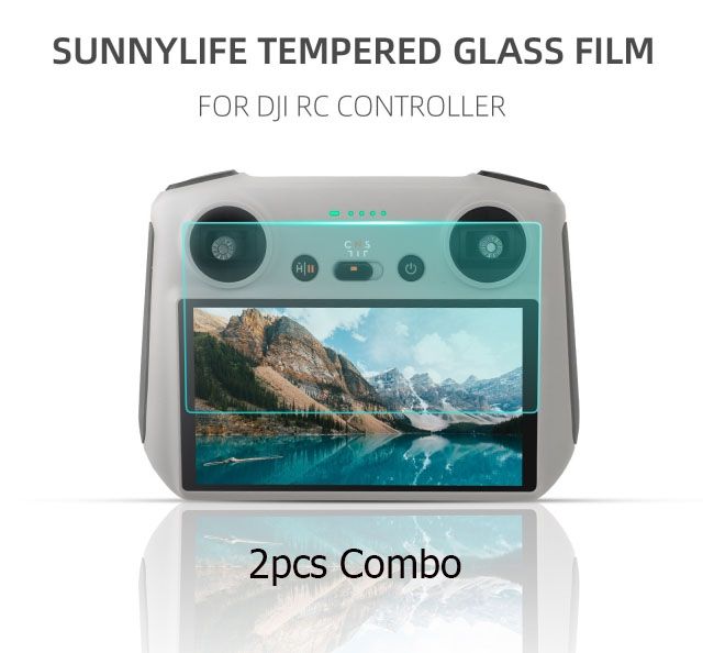 Sunnylife Screen Protective Film for DJI Mini 3 Pro (DJI RC) Remote Controller (2 pcs)