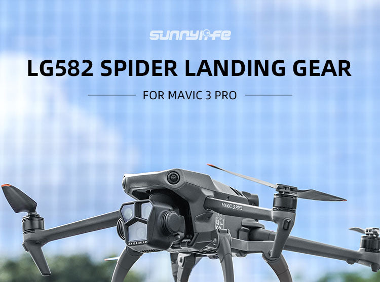 Sunnylife Spider Landing Gear Extensions for Mavic 3 Pro (Grey)