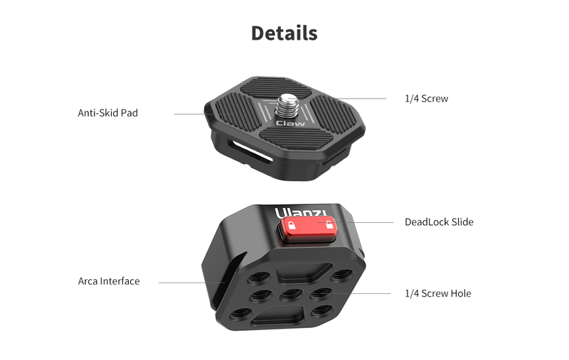 Ulanzi Claw Quick Release Kit (Generation II) 2333