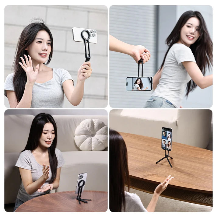 Ulanzi MA30 Carabiner-Mounted Phone Tripod (Silver)