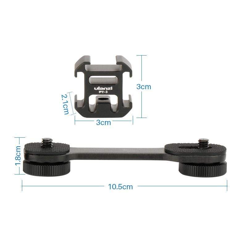 Ulanzi PT-3 Triple Cold Shoe Mount