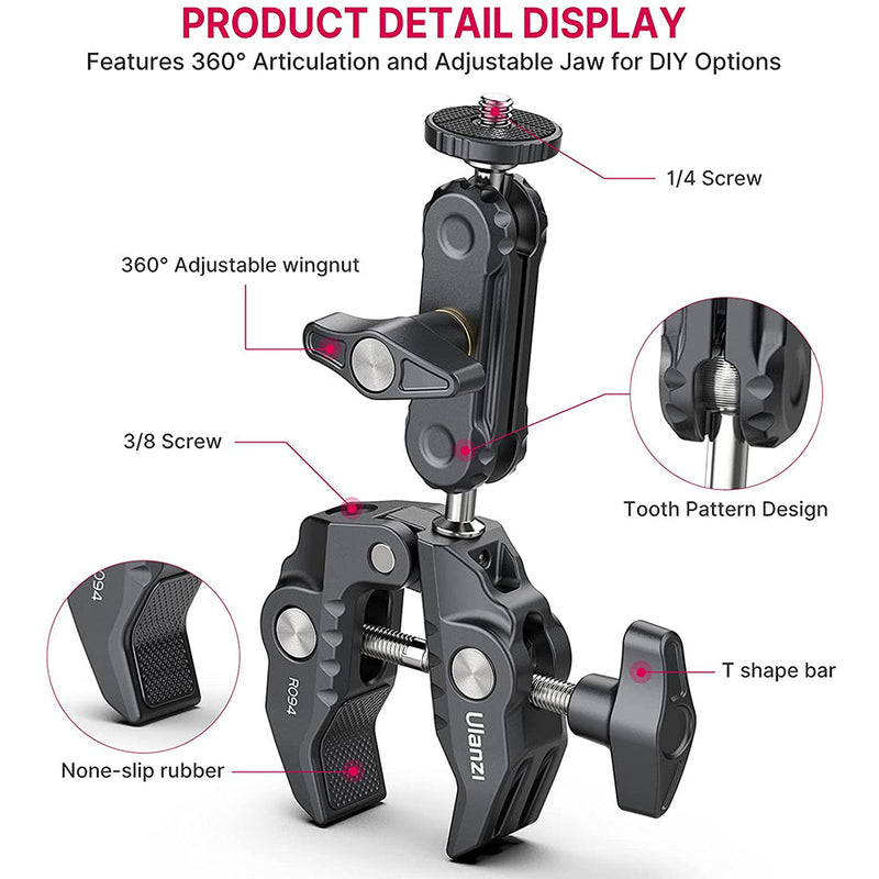 Ulanzi R094 Multi-Function Super Clamp Mount