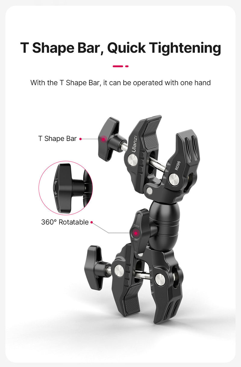 Ulanzi R096 Double Super Crab Clamp