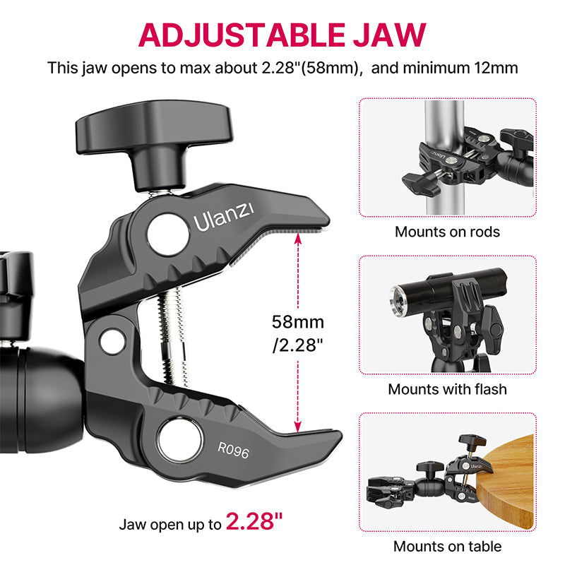 Ulanzi R096 Double Super Crab Clamp