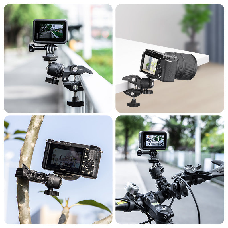 Ulanzi R099 Clamp Mount with Mini Ball Head