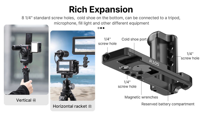 Ulanzi R105 L-Bracket for Sony ZV-1F / ZV-1 II 3315