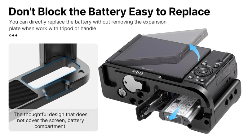 Ulanzi R105 L-Bracket for Sony ZV-1F / ZV-1 II 3315