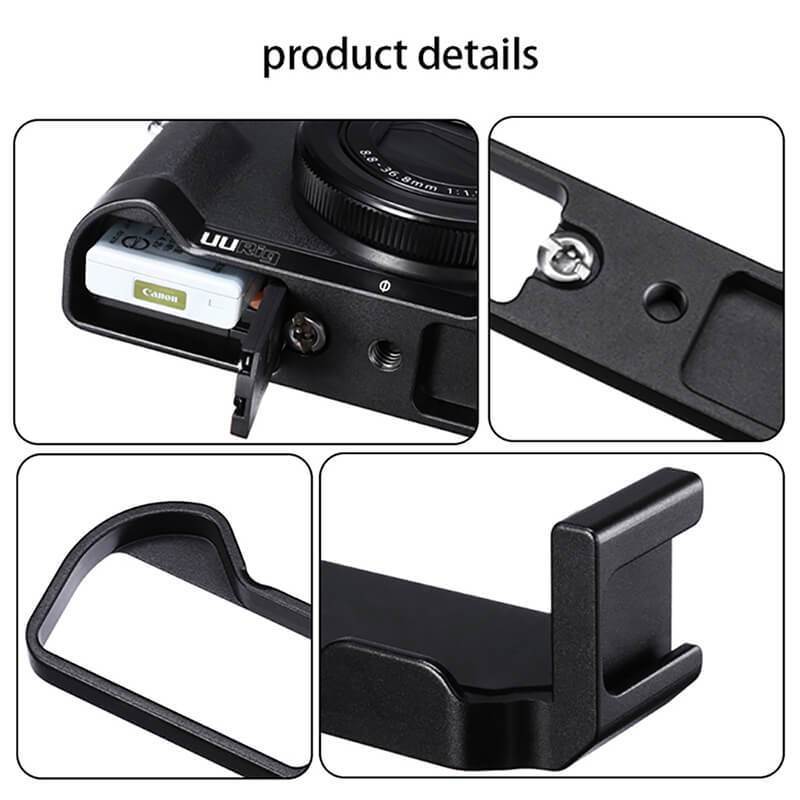 UURig R016 L-Plate for Canon G7X Mark III