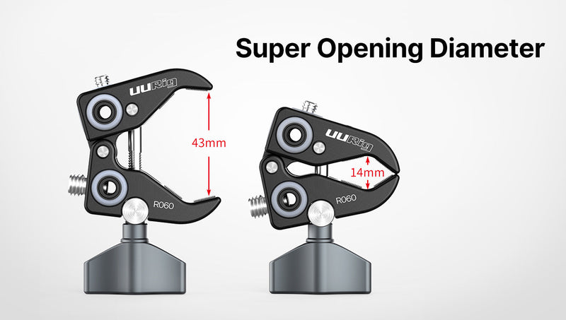 UURig R060 Super Clamp Crab Rod Clip