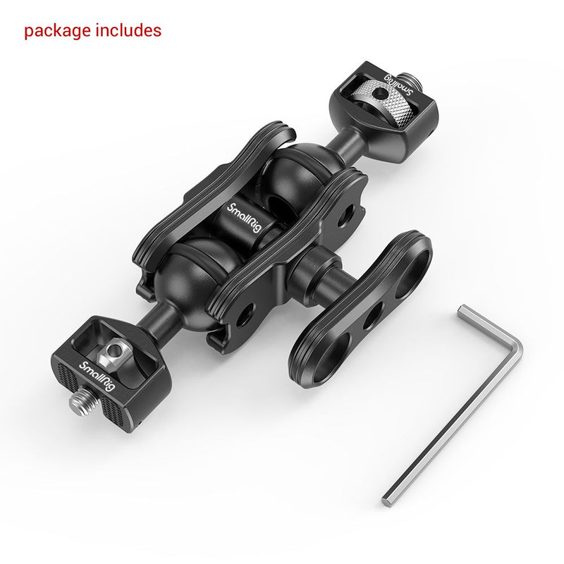 SmallRig Magic Arm with Double Ballheads (1/4" and 3/8" Screws) 2212C