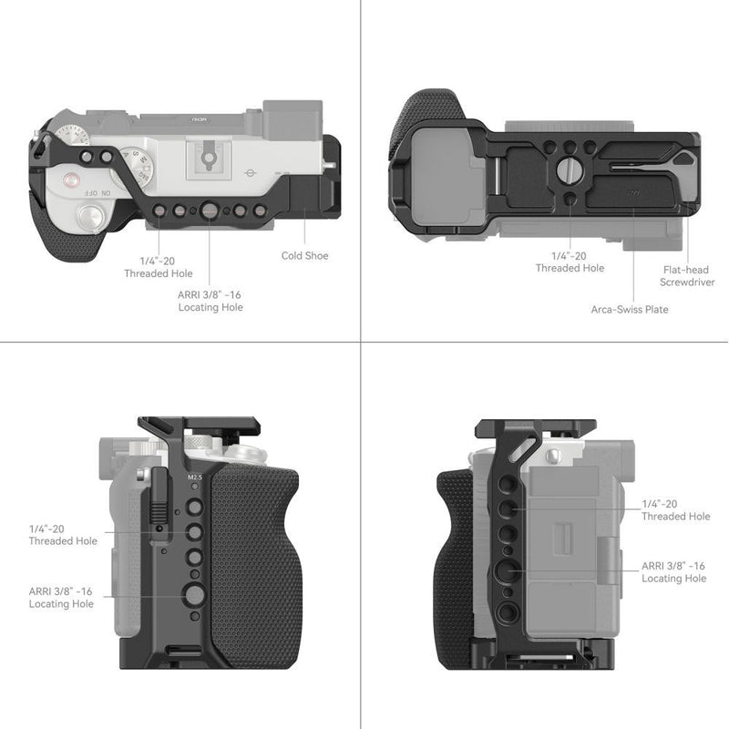 SmallRig Cage with Side Handle for Sony Alpha 7C Camera 3212B