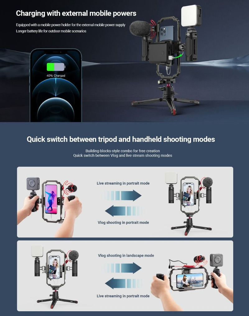 SmallRig All-In-One Video Kit For Smartphone Creators 3384B