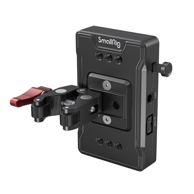 SmallRig V Mount Battery Adapter Plate (Basic Version) with Super Clamp Mount 3497