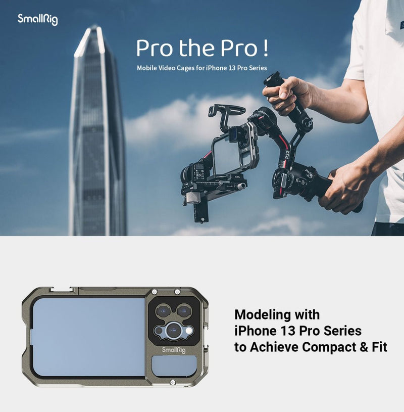 SmallRig Mobile Video Cage for iPhone 13 Pro Max 3561