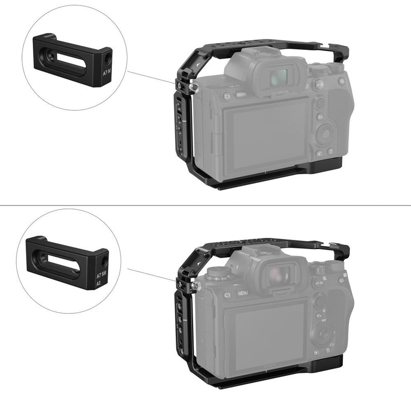 SmallRig Basic Cage Kit for Sony Alpha 7R V / Alpha 7 IV / Alpha 7S III 3668B