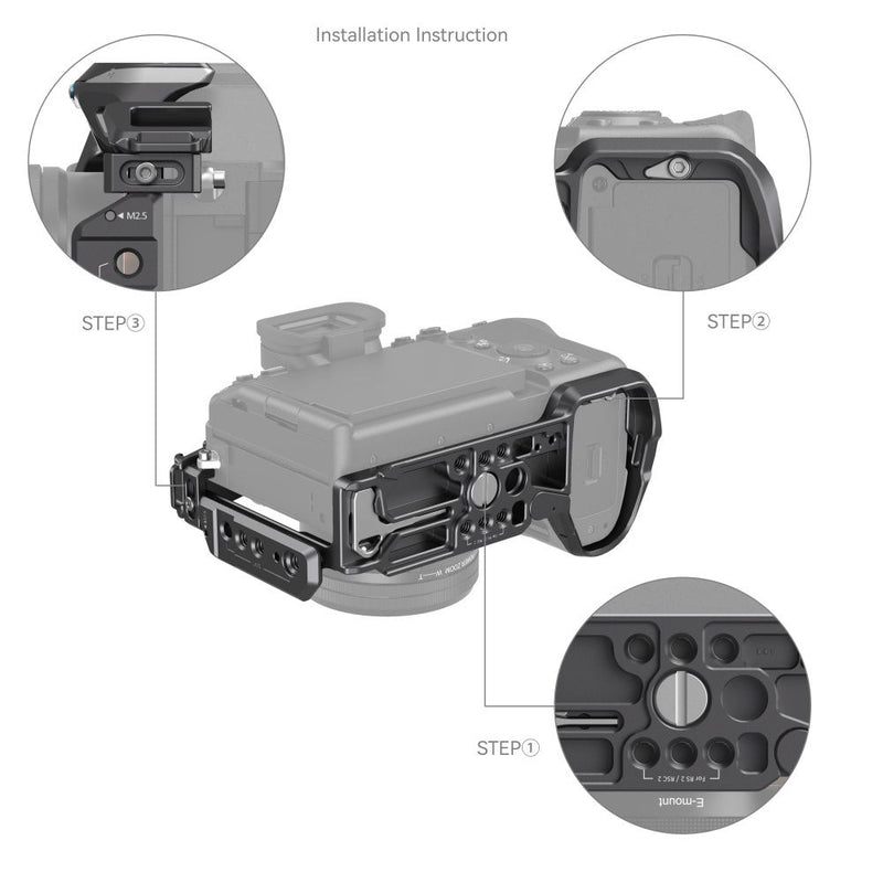 SmallRig Rhinoceros Basic Cage Kit for Sony Alpha 7R V / Alpha 7 IV / Alpha 7S III 3708