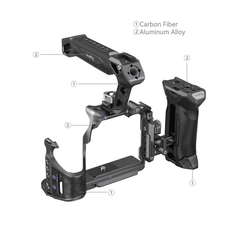 SmallRig Rhinoceros Advanced Cage Kit for Sony Alpha 7R V / Alpha 7 IV / Alpha 7S III 3710