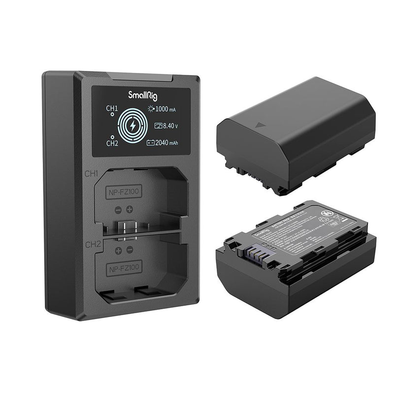 SmallRig NP-FZ100 Camera Battery and Charger Kit 3824B