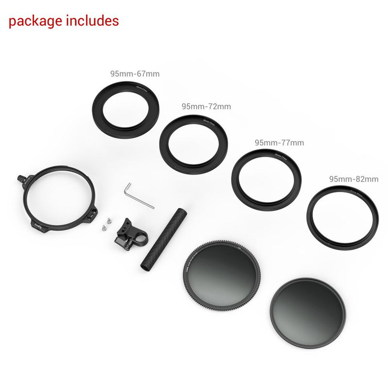 SmallRig 95mm CPL-VND Filter Kit with Rod Clamp 3864