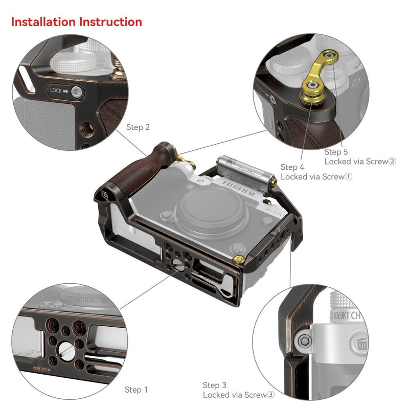 SmallRig Retro Cage for FUJIFILM X-T5 3870