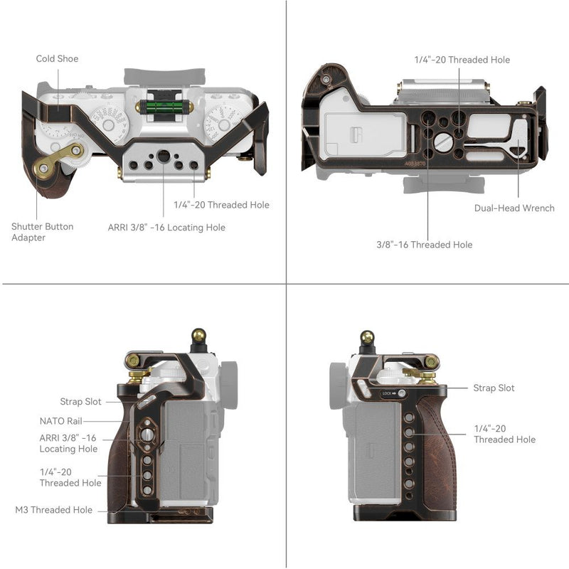 SmallRig Retro Cage for FUJIFILM X-T5 3870