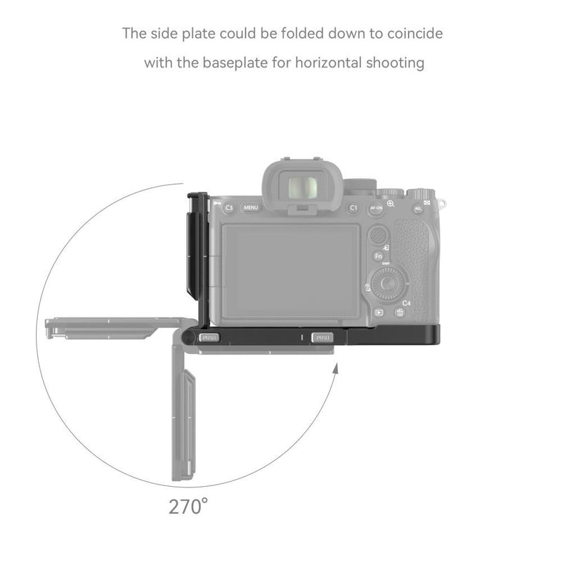 SmallRig Foldable L-Shape Mount Plate for Sony Alpha 7R V / Alpha 7 IV / Alpha 7S III 3984