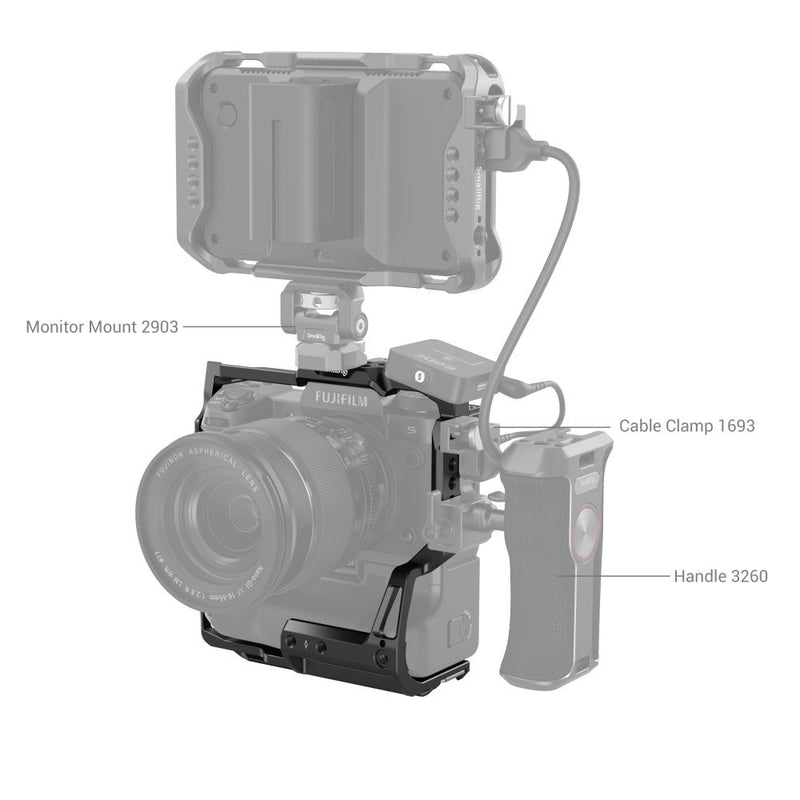 SmallRig Multifunctional Cage for FUJIFILM X-H2S with FT-XH / VG-XH Battery Grip 3933