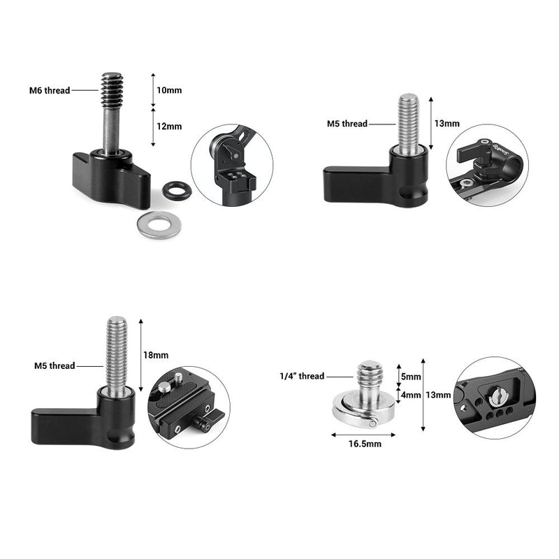 SmallRig Screw Ratchet Wingnut Set 3995