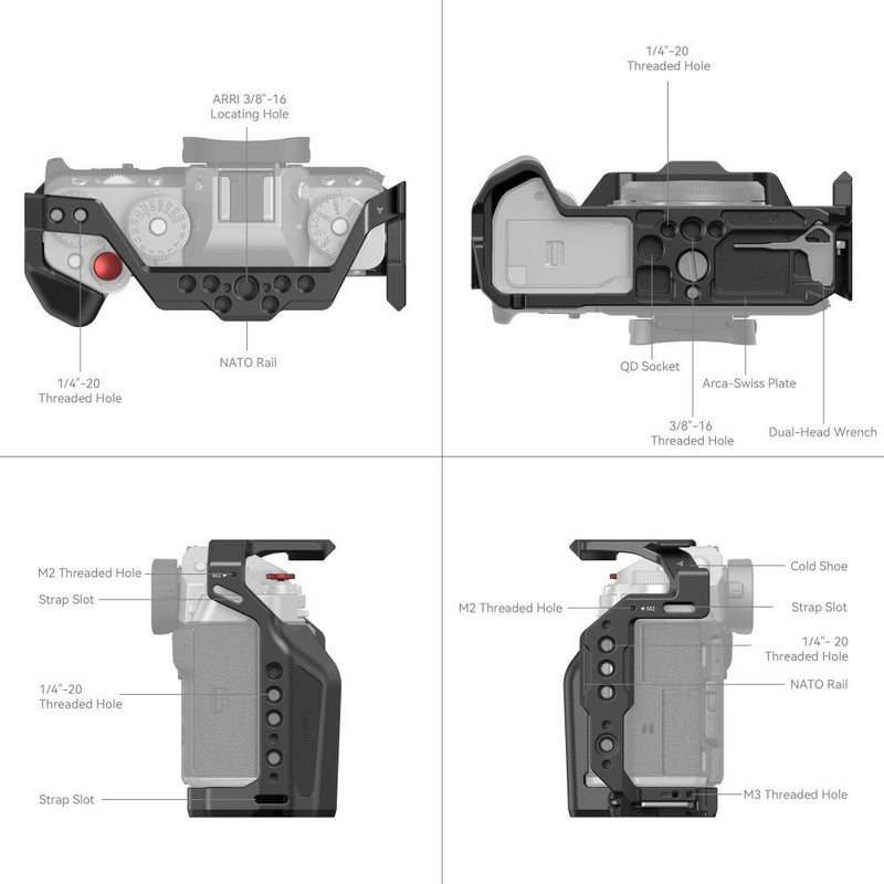 SmallRig Multifunctional Cage for FUJIFILM X-T5 4135