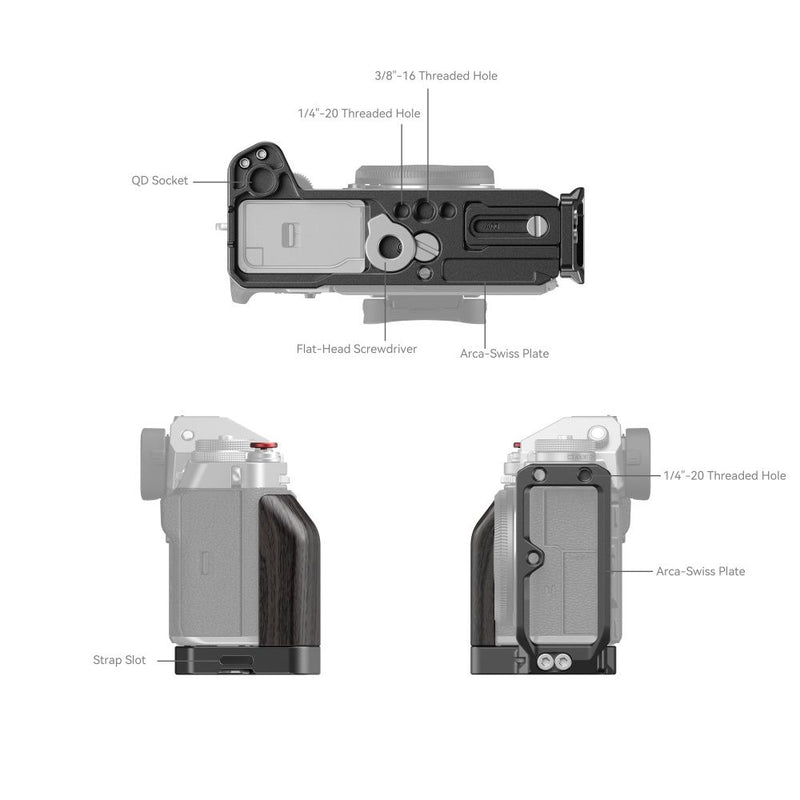 SmallRig L-Bracket for FUJIFILM X-T5 4137