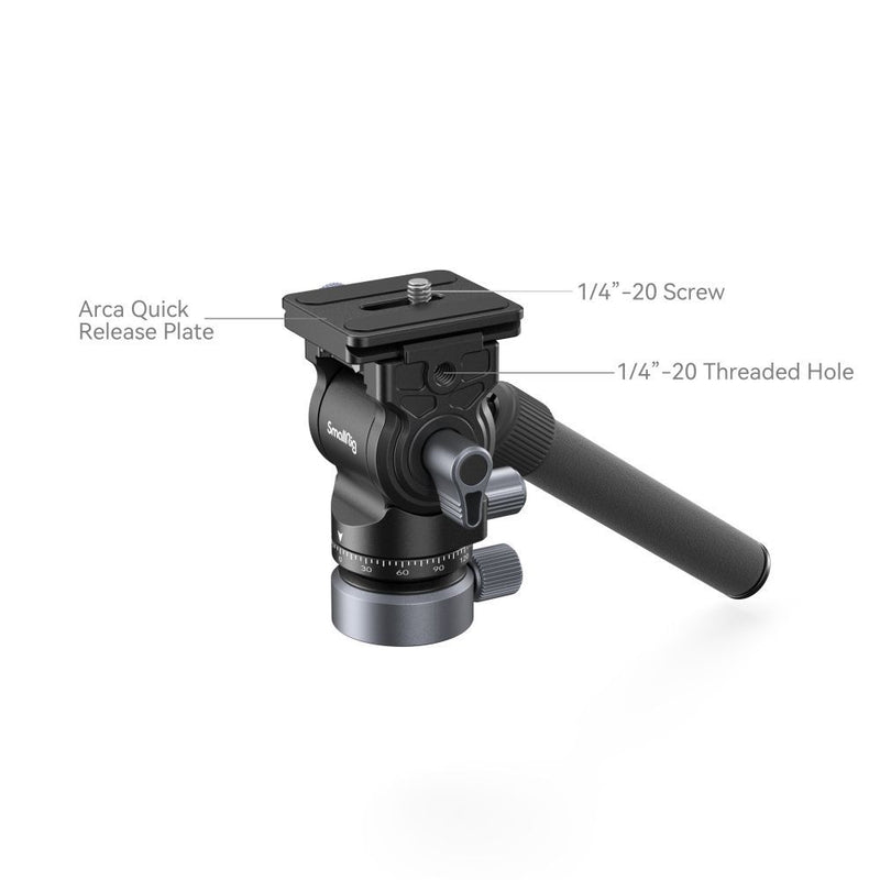 SmallRig Video Head Mount Plate with Leveling Base CH20 4170