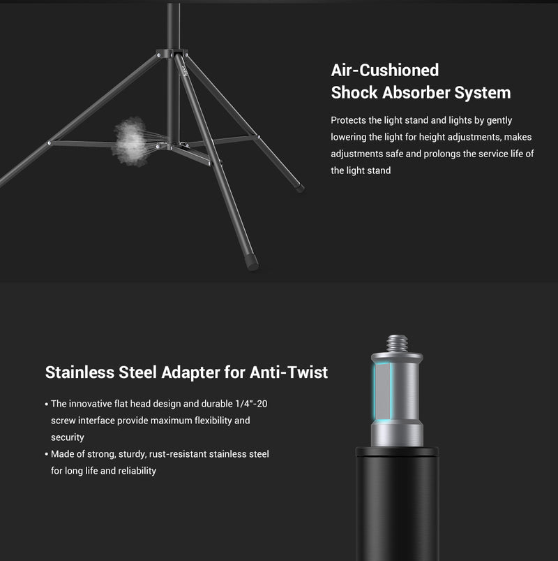 SmallRig RA-S280 Air-cushioned Light Stand 3736