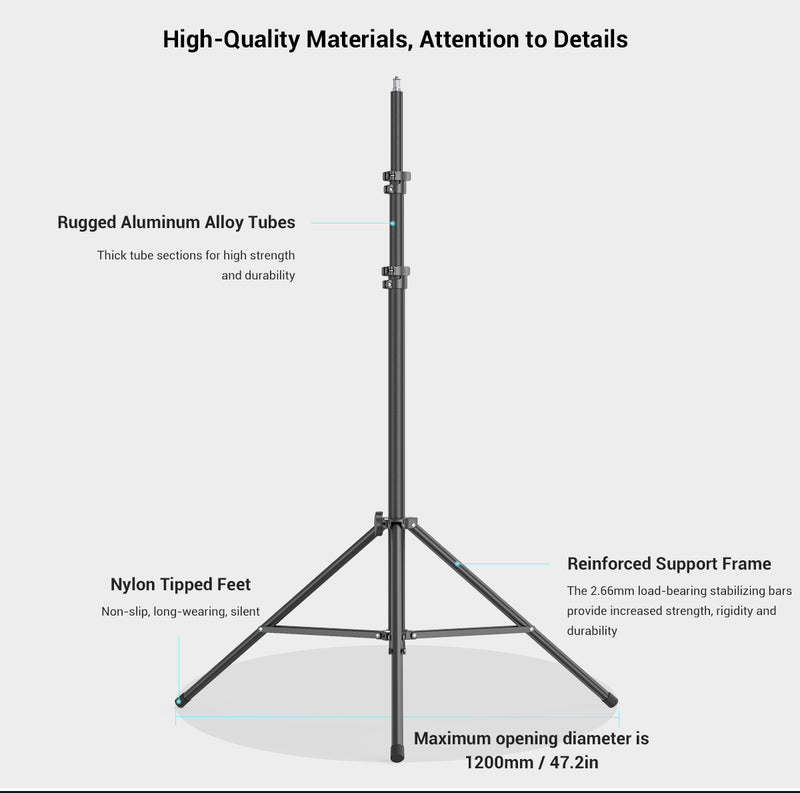 SmallRig RA-S280 Air-cushioned Light Stand 3736