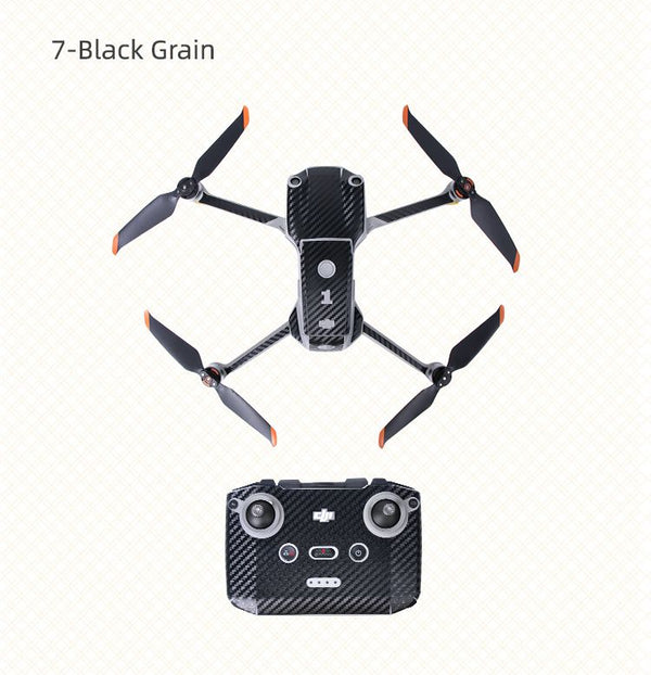 Sunnylife Decals Skin for DJI Air 2S (Black Grain)