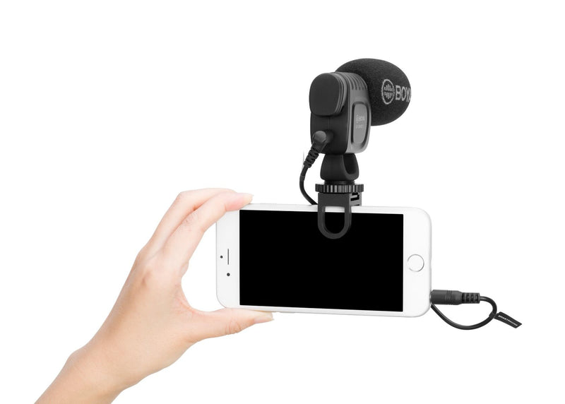 BOYA BY-C12 Clamp with Cold Shoe Mount for Smartphones/Tablets