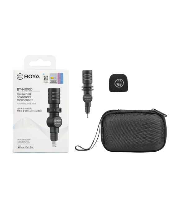 BOYA BY-M100D Miniature Condenser Microphone