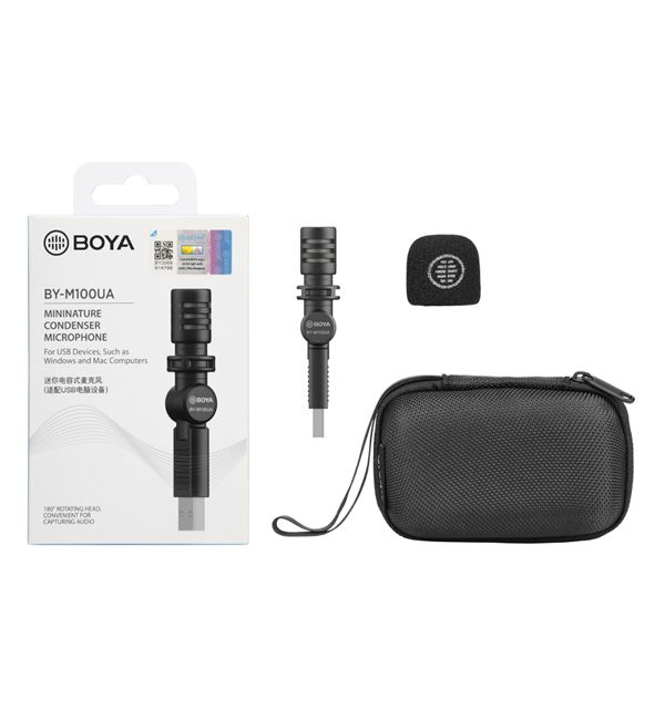 BOYA BY-M100UA  Miniature Condenser Microphone