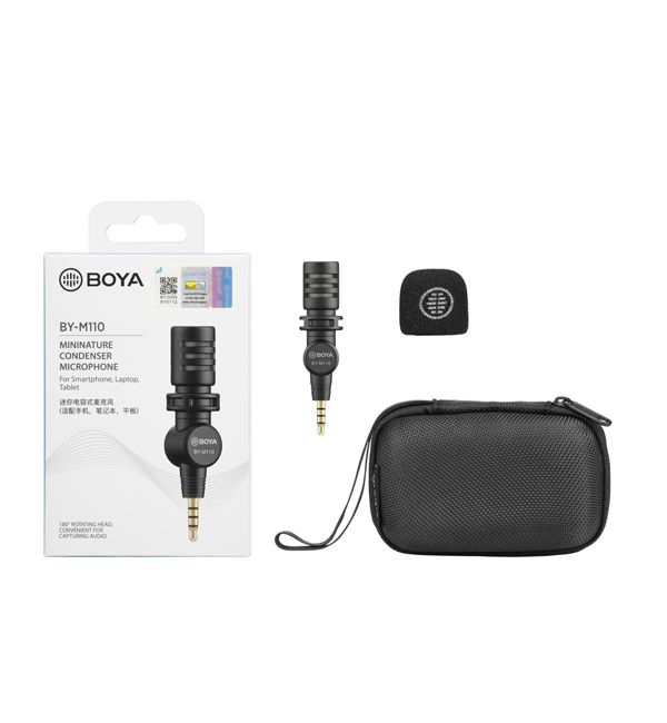 BOYA BY-M110 Miniature Condenser Microphone