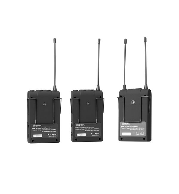 BOYA UHF Dual-Channel Wireless Microphone System (2x TX8 Pro + 1x RX8 Pro)