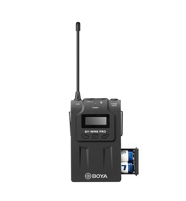 BOYA UHF Dual-Channel Wireless Microphone System (1x TX8 Pro + 1x RX8 Pro)