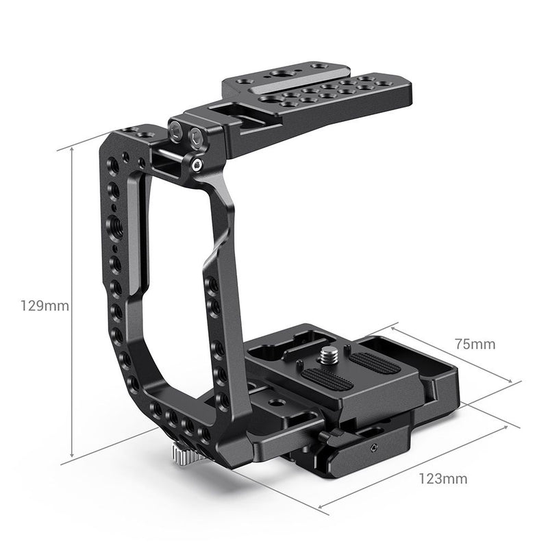 SmallRig QR Half Cage for Blackmagic Design Pocket Cinema Camera 4K & 6K CVB2255B