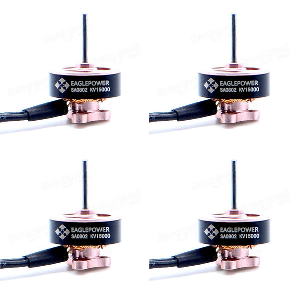 EaglePower SA0802 15000KV Brushless Motors (x4) for FPV Racing Drone