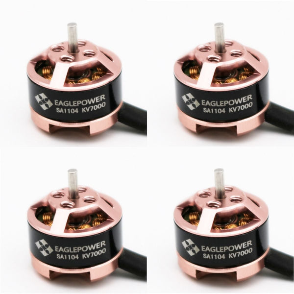 EaglePower SA1104 7000KV Brushless Motors (x4) for FPV Racing Drone