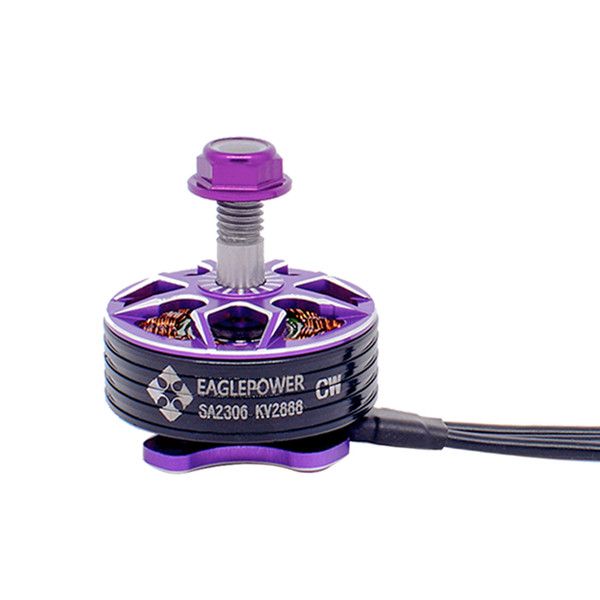 EaglePower SA2306 2888KV 3-4S Brushless Motors (x4) Violet for FPV Racing Drone