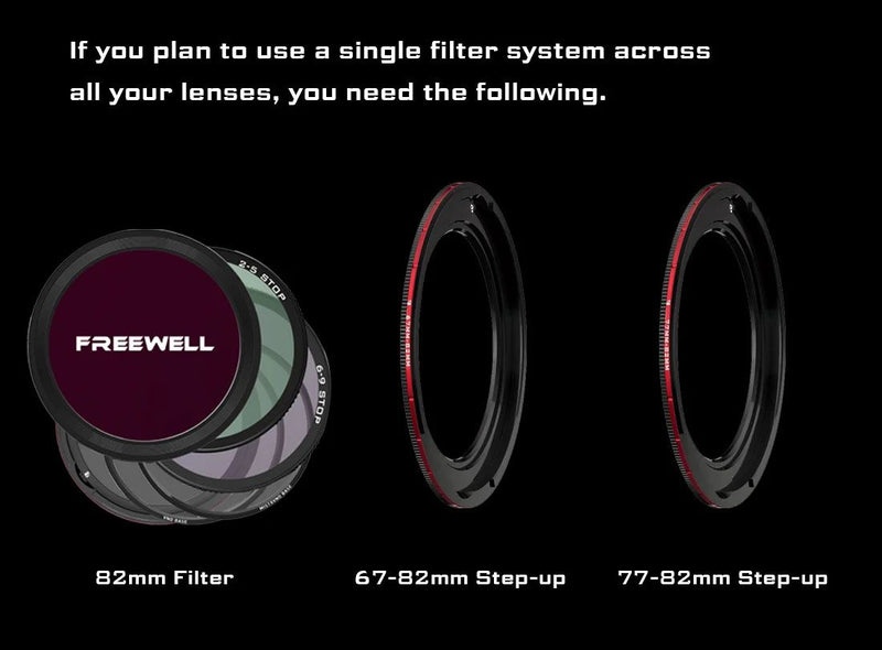 Freewell 58-67mm Magnetic VND Step-up Ring (Works only with Magnetic VND System)