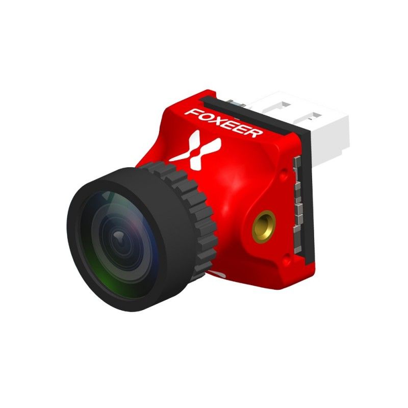 Foxeer Nano Predator 5 Racing Camera 4ms Latency Super WDR (Plug Version Red)