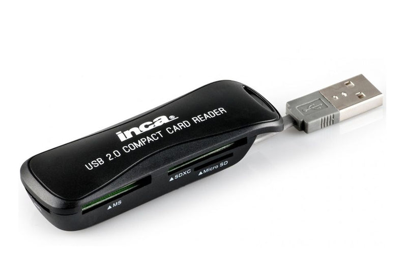 Inca USB2.0 SD mSD Pen SD and Micro SD Compact Card Reader